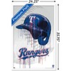 Trends International MLB Texas Rangers - Drip Helmet 22 Framed Wall Poster Prints - 3 of 4