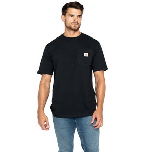 Carhartt Men's Loose Fit Heavyweight Logo Pocket Work T-Shirt - K87WHT - 1 of 4