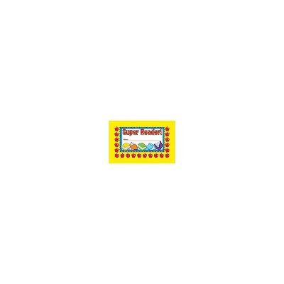 North Star Teacher Resources Super Reader Incentive Punch Cards 36 ct. (NST2403)