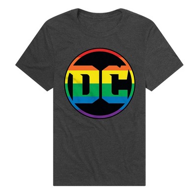 Men's DC Comics Rainbow Logo For Pride T-Shirt