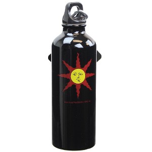 Nerd Block Dark Souls Warrior of Sunlight Logo Aluminum Water Bottle - 1 of 2