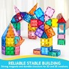 Joyfy 66pcs Starshine Magnetic Tiles Set, Magnetic Building Blocks for Kids Aged 3-8, Educational Toy Creative Thinking Birthday Gift for Boys Girls - 2 of 4