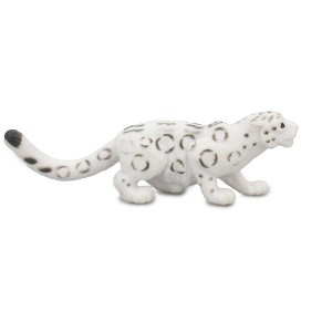 Collectible Wildlife Gifts | Snow Leopard, Panthera uncia, Ounce, Irbis, Hand Painted, Rubber Animal, Realistic Figure, Gift,    3 "   SF53 B58 - 1 of 4