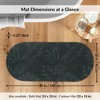 Evideco French Home Goods Decorative  Bath Mats – Ultra Absorbent Quick Dry Rug with Anti-Slip Rubber Backing - 4 of 4