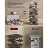 VASAGLE 7-Tier Shoe Rack, Rotating Shoe Rack Tower, Shoe Closet Organizer, Shoe Shelf, 28-35 Pairs, 23.6 x 23.6 x 47.2 Inches - 2 of 4