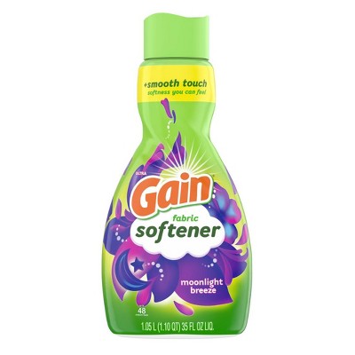 Gain Fabric Softner, Moonlight Breeze, 35 fl oz, 48 Loads, HE Compatible