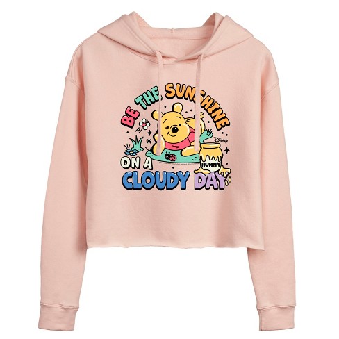 Women's - Disney - Be The Sunshine Cropped Graphic Hoodie - image 1 of 2