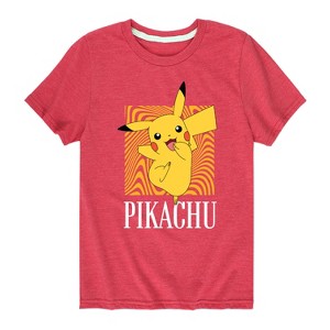 Boys' - Pokémon - Hypnotic Pikachu Art Short Sleeve Graphic T-Shirt - 1 of 4