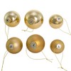 Kurt Adler 60-80MM Shiny and Matte Champagne Gold Glass Ball Ornaments, 20-Piece Set - 3 of 4