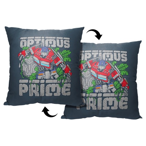 Hasbro Transformers: Rise Of The Beasts Optimus Prime Throw Pillow 18x18 Inches - image 1 of 3