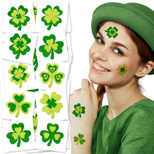 ArtCreativity St Patrick's Day Tattoos with Glitter (Set of 50) - 1 of 4