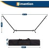 Double Hammock with Stand and Steel Frame, 2 Person Heavy Duty 450lb Capacity, for Outdoor Yard, Patio Hammocks for Adults, Quick-Fold Carry Bag - 2 of 4