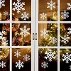 Creative Window Glass Door Removable Christmas New Year Festival Wall Sticker Decoration(White Snowflake) - 2 of 2
