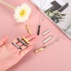 Unique Bargains DIY Jewelry Making Column Rectangle Pendants with Hole 1.6" 10 Pcs Gold - 3 of 4