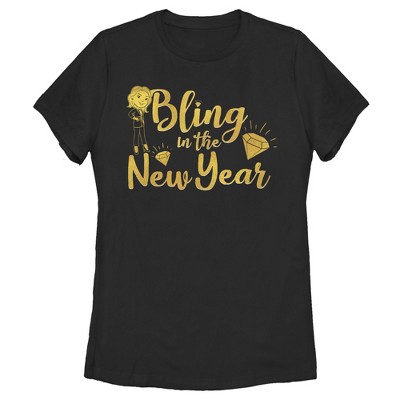 Women's Monopoly Bling in the New Year T-Shirt