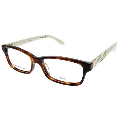 Marc by Marc Jacobs  C4D Womens Rectangle Eyeglasses Brown 51mm