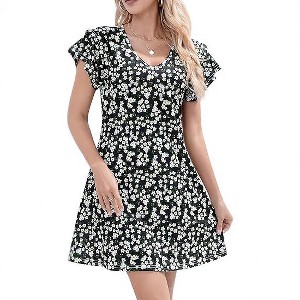 sachin and babi light blue dress Short Floral Dresses for Women main image 1