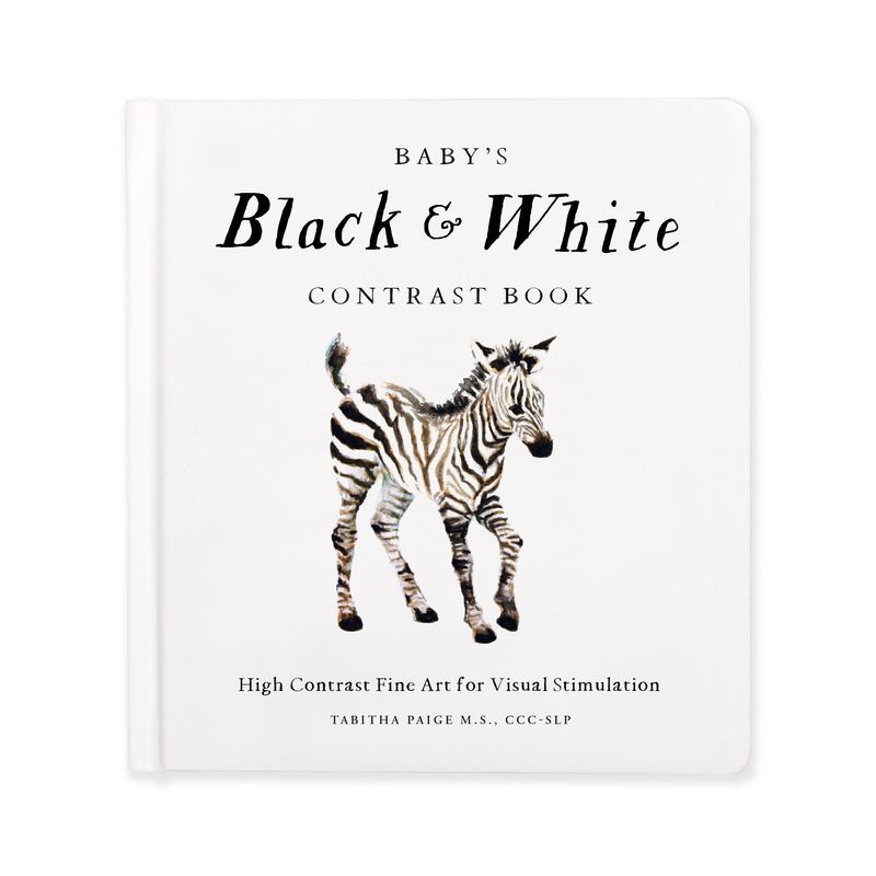 Baby's Black and White Contrast Book - (Our Little Adventures) by  Tabitha Paige (Board Book), 1 of 2
