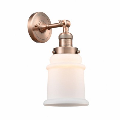 Canton - 1 Light Wall Sconce In Industrial Style-11 Inches Tall and 6.5 Inches Wide