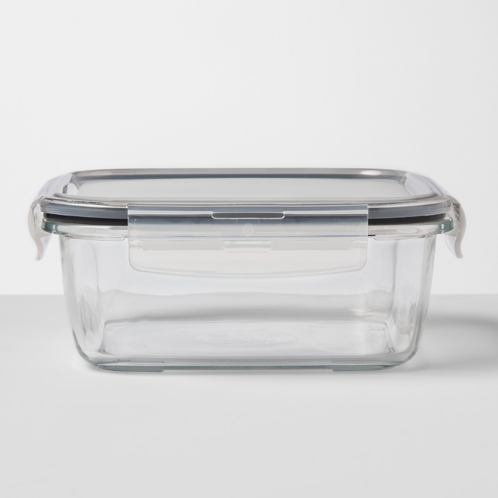Square Glass Food Storage Container  - Made By Design&amp;#8482;