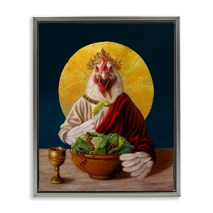 Stupell Industries Classic Hen with Meal, 25" x 31" - 1 of 4