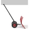 COZONY 30" Wheeled Snow Shovel, Heavy-Duty Carbon Steel Snow Pusher with 5-Position Adjustable Handle, Multi-Angle Blade & 10" Wheels for Driveway - 2 of 4