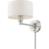 Livex Lighting 1 - Light Wall Light in  Brushed Nickel - 4 of 4