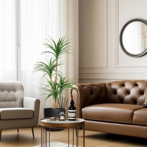 Nasitip Artificial Dracaena Tree, Realistic Fake Dracaena Plant, Tall Dracaena Houseplant for Indoor Décor, Adjustable Lifelike Faux Tree - 1 of 4