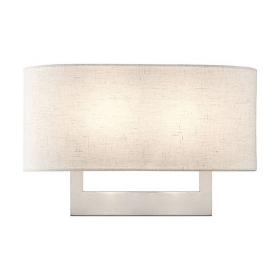 Livex Lighting 2 - Light Wall Light in  Brushed Nickel
