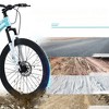 VisioGear Bicycles, 24 Inch Mountain Bike for Kids, Mountain Bike with Single Speed, Blue, 63.78"*24.8"*37.2" - 4 of 4