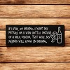 Slickblue Missing Picture on Wine Bottle Sign, 3.5x10 Solid Pine Rustic Wood Plaque, Multiple Colors - 2 of 3