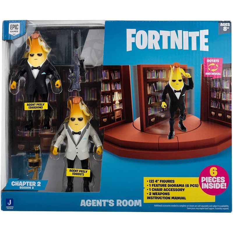 Jazwares, Inc. Fortnite Agent's Room Playset with Agent Peely Figures, 2 of 5