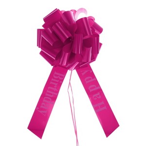 Unique Bargains Glossy Oil Plastic Paper Waterproof Gift Wrapping Big Car Pull Bow - 1 of 4