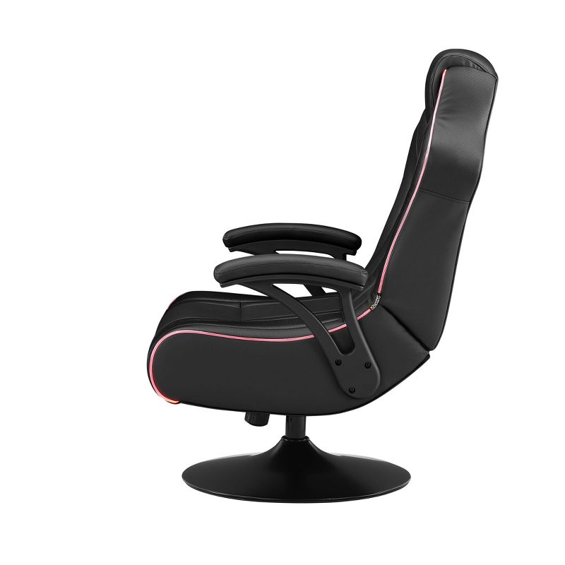 CXR3 Neo Fiber LED Audio Pedestal Gaming Chair with Subwoofer Black - X Rocker, 6 of 17