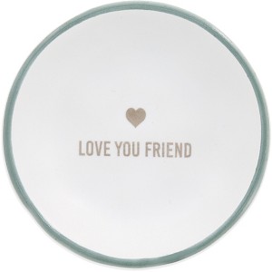 Pavilion Gift Company - Love You Friend - 2.5" Trinket Dish - Decorative Trays and Platters - 1 of 4