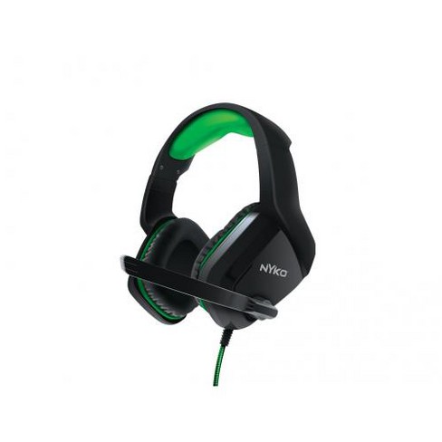ionX Wired Gaming Headphones with Microphone, Over The Ear 3.5mm Headphones  with Microphone and RGB Lighting (Black)