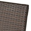 PAGED Wicker Outdoor Chairs Outdoor Dining Chairs with Iron Legs for Patio, Garden, Lawn - 2 of 4