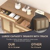 Mr Ironstone Rattan Storage Cabinet with Doors and Drawers - 2 of 4