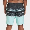 Men's 10" Tropical Print Swim Shorts - Goodfellow & Co™ Aqua Green - 2 of 3