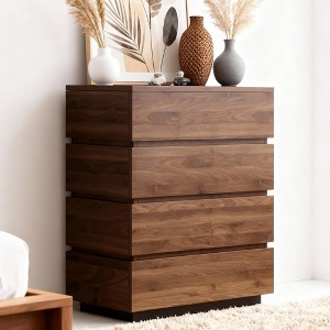 Gaoyangjiaju 21.65 Inch Wooden 4 - Drawer Dresser for Bedroom Storage - 1 of 4