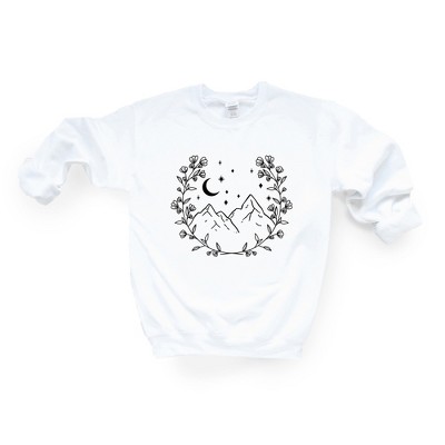 Simply Sage Market Women's Mountain Wreath Gildan Sweatshirt