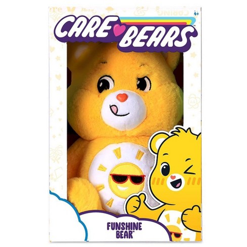Details about   Care Bears Funshine Bear Plush New In Box Yellow Carebear 2020 Holiday Release 