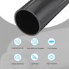 Unique Bargains High Impact Water Plumb Cable Sleeve PVC Rigid Round Pipes 20" Length - 3 of 4