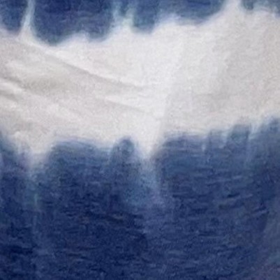 terry fabric tie dye navy cream