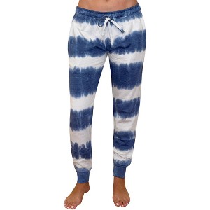 Just Love Loop Terry Tie Dye Jogger Pants for Women - 1 of 3
