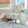 Powell Loggerhead Accent Chair Teal - 2 of 4