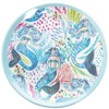 Beachcombers 7" Mermaid Garden Blue Decorative Dining Plates Set of 4 for Coastal Kitchen - 3 of 3