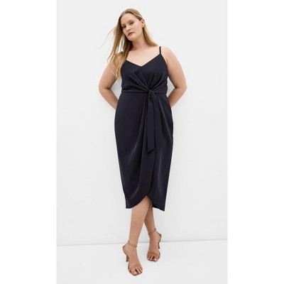 Women's Plus Size Love Affair Midi Dress - dark navy | CITY CHIC