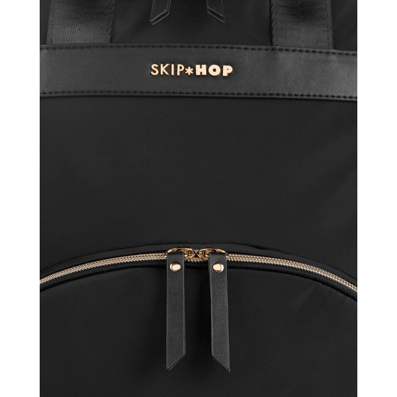 Skip Hop Envi-Luxe Eco Diaper Bag Backpack - Black, 4 of 13