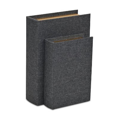 Cheung's Canter Isle Linen Book Box Set - Dark Gray